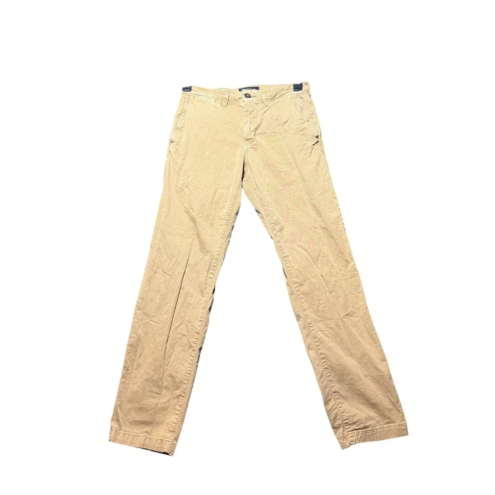American Eagle Slim Straight Pants Mens‎ 28x30 Tan Excellent Ne(x)t Level Flex